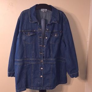roamans denim jacket